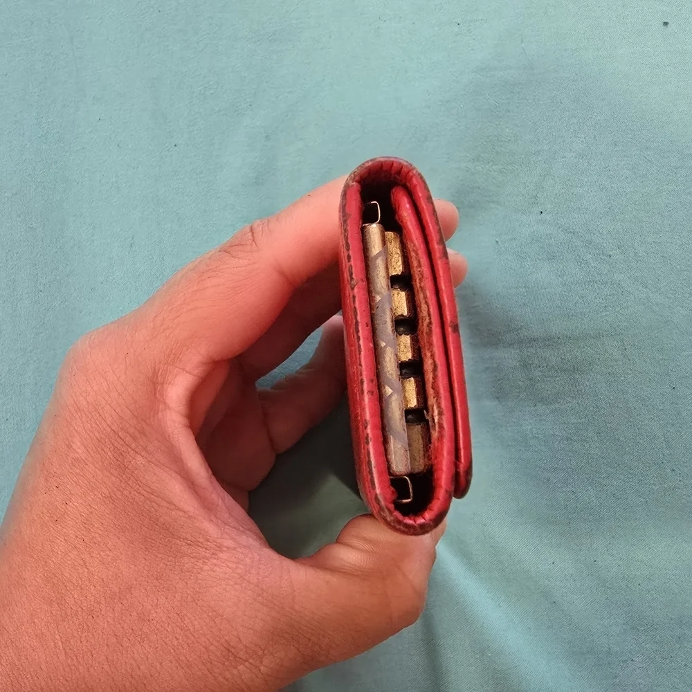 Louis Vuitton Red Epi Leather Wallet